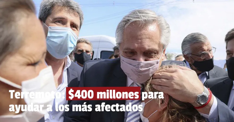 Nación enviará $400 millones para los más afectados por el terremoto