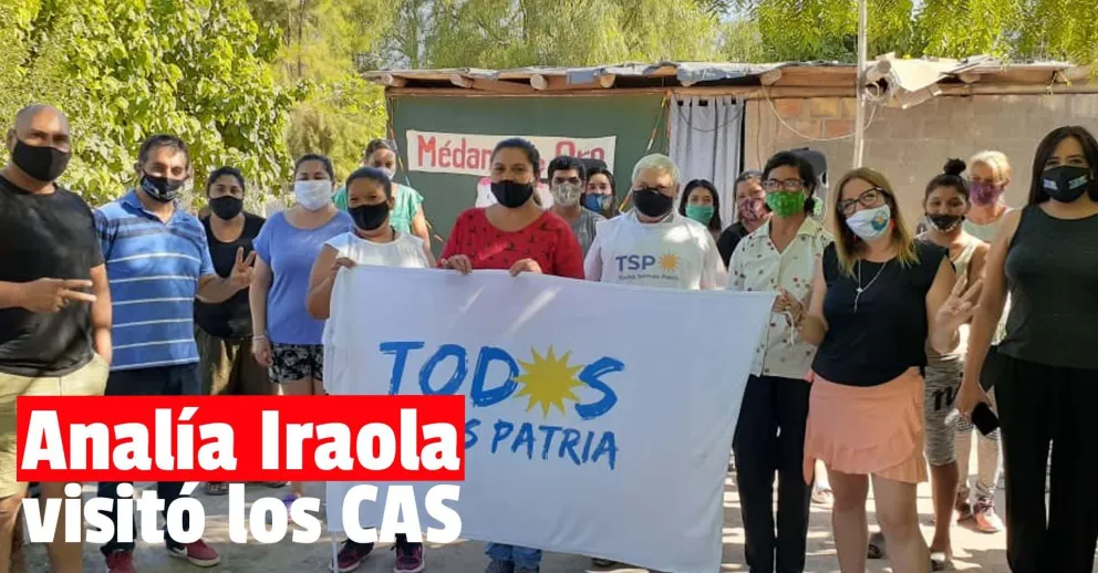 La secretaria General de Todos Somos Patria visitó los Centros de Actividades Solidarias de la provincia