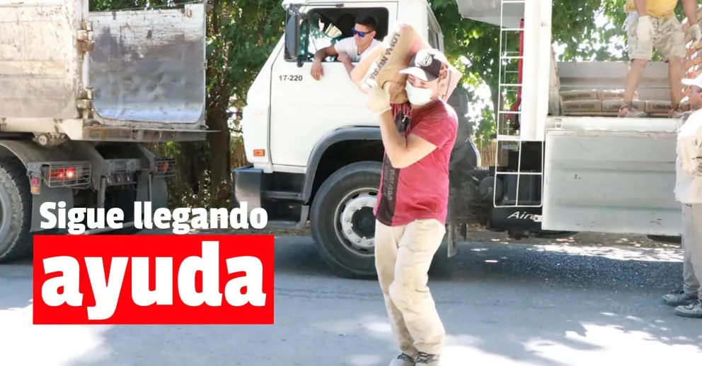 Entregaron materiales de construcción a las familias afectadas por el terremoto