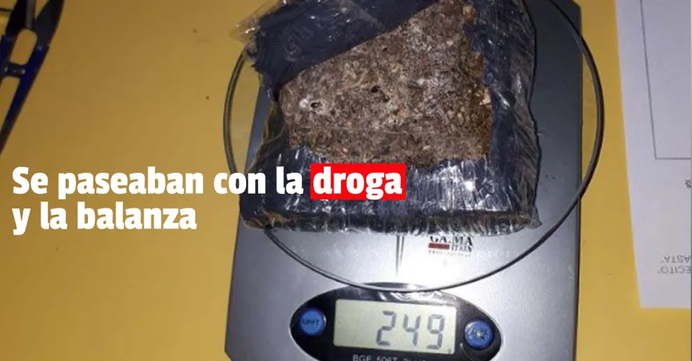 Detuvieron a cuatro cauceteros con marihuana en la vía pública
