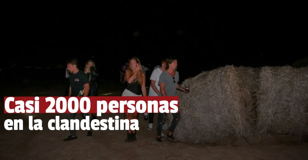 Desactivan una enorme fiesta clandestina en la costa: había casi 2.000 personas