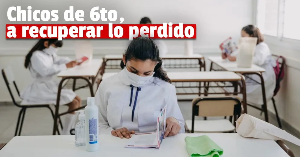Arranca la recuperación de contenidos para los chicos de sexto grado