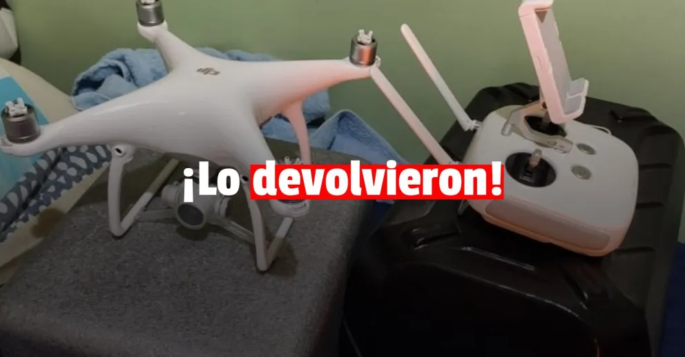 Científicos del Conicet perdieron un dron y los vecinos de la zona lo entregaron