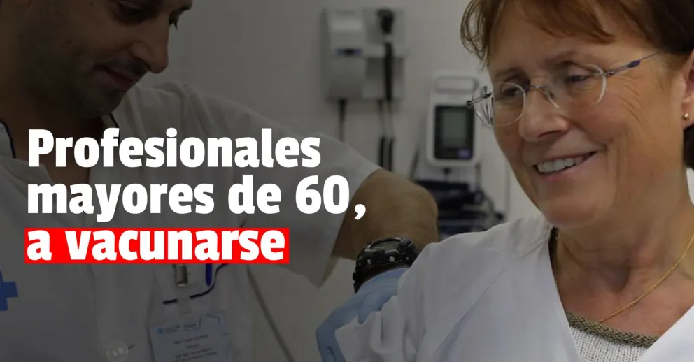 Ahora es el turno de los profesionales más veteranos para vacunarse