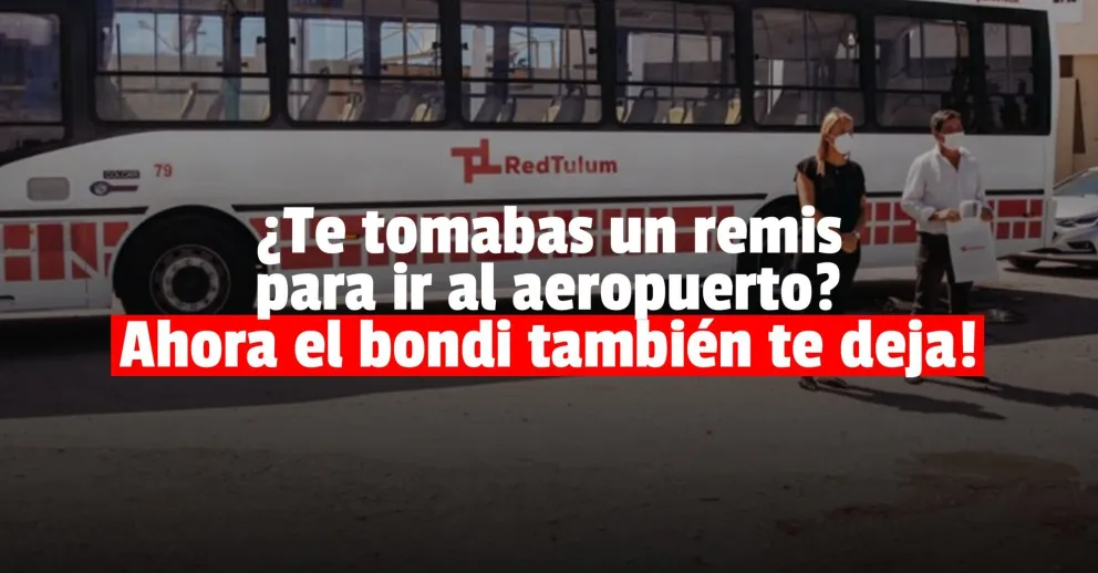 Inédito: por primera vez el colectivo entrará al aeropuerto