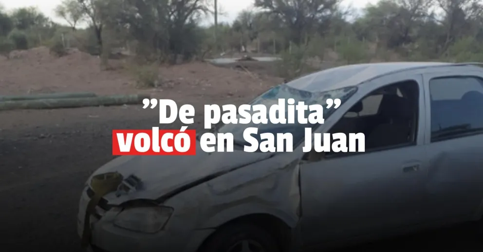 Venía desde Tucumán y volcó cerca del Control Bermejo
