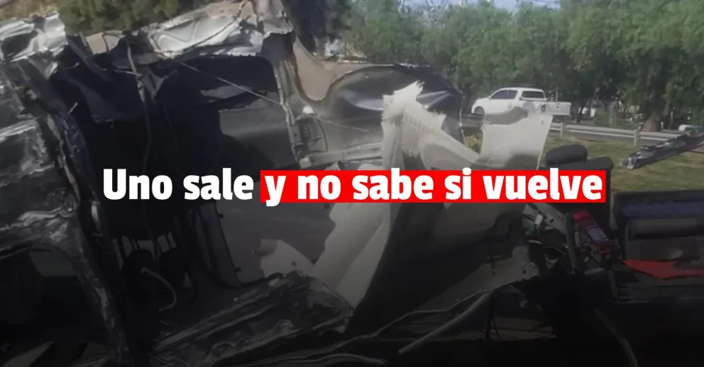Fotos: así quedaron los vehículos del accidente en Ruta 40