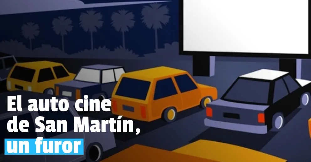 Se agotaron las entradas para el autocine de San Martín
