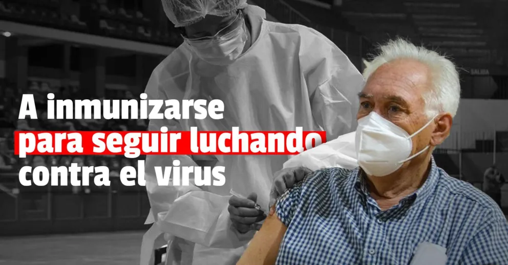 Los profesionales de la salud mayores de 60, ya se están vacunando