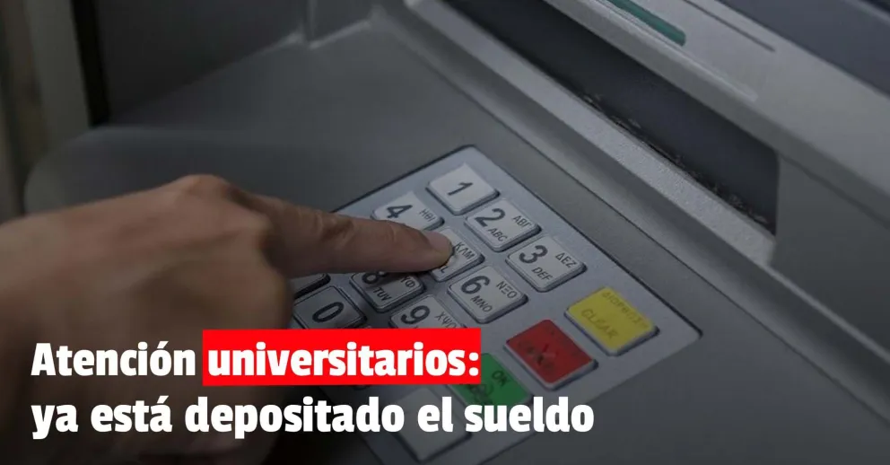 Ya están depositados los sueldos de la UNSJ
