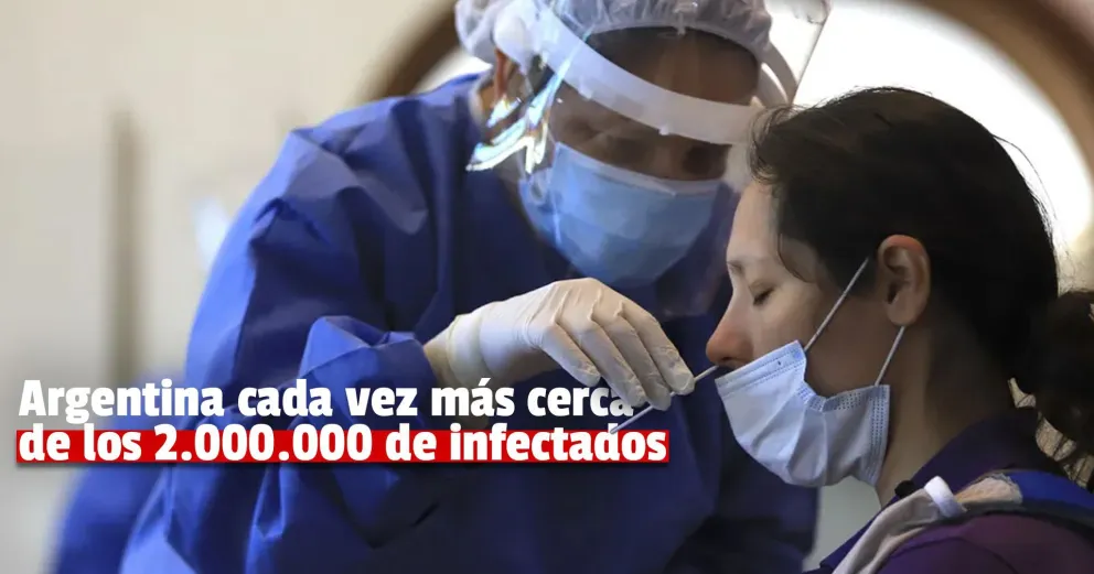 Este viernes confirmaron 9.838 contagios en el país