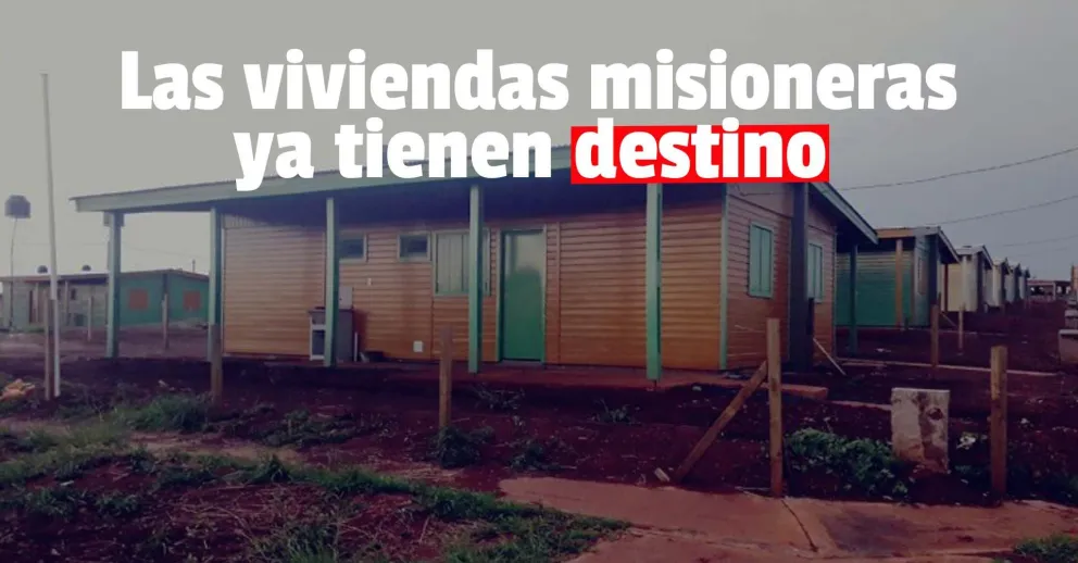 Las 25 casas donadas por Misiones serán para las familias pocitanas