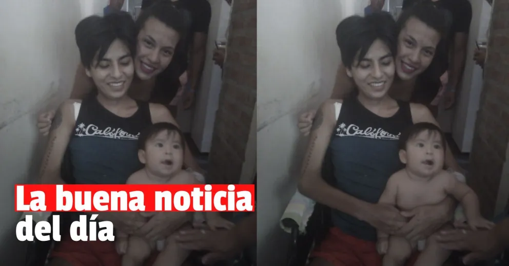 Jorge Hinojosa recibió el alta y se encuentra con su familia
