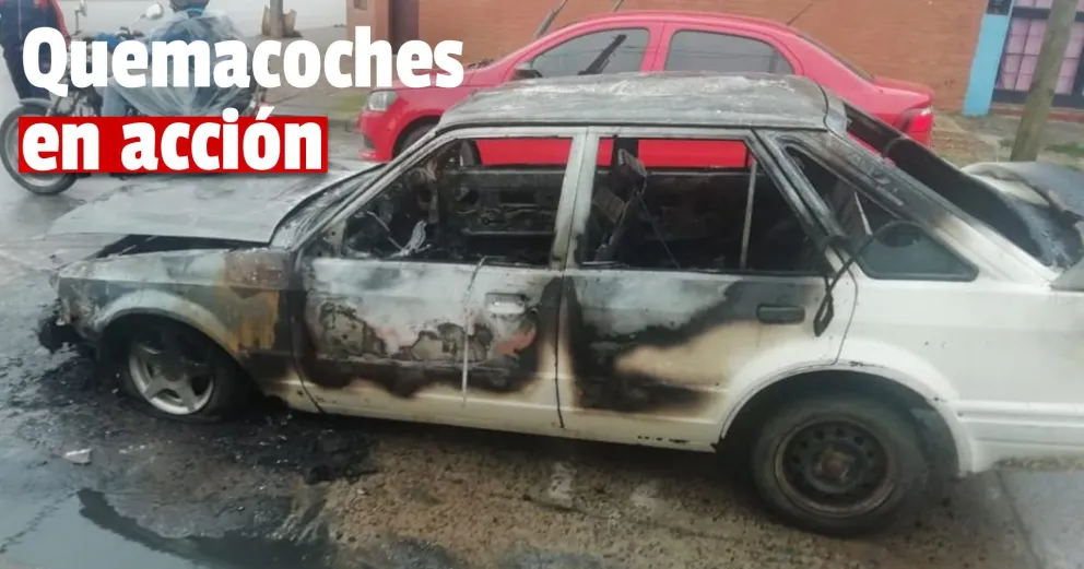 Un hombre denunció que un desconocido le incendió el auto