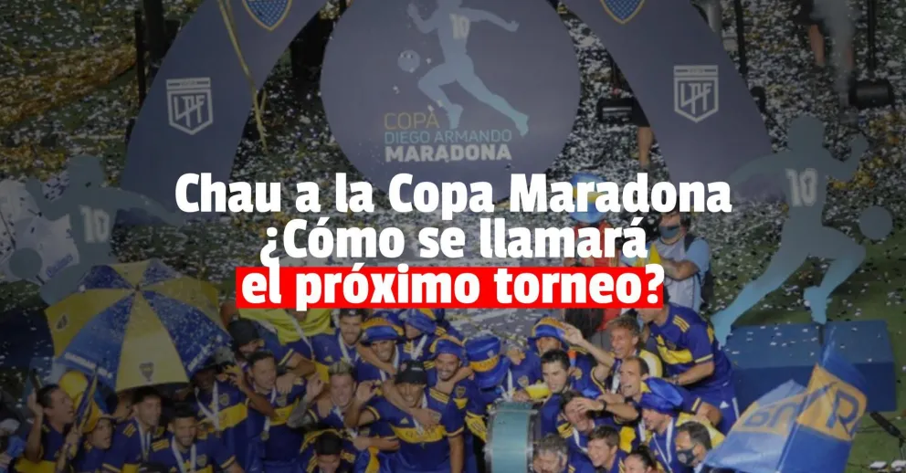 El próximo torneo del fútbol argentino no se llamará Diego Armando Maradona