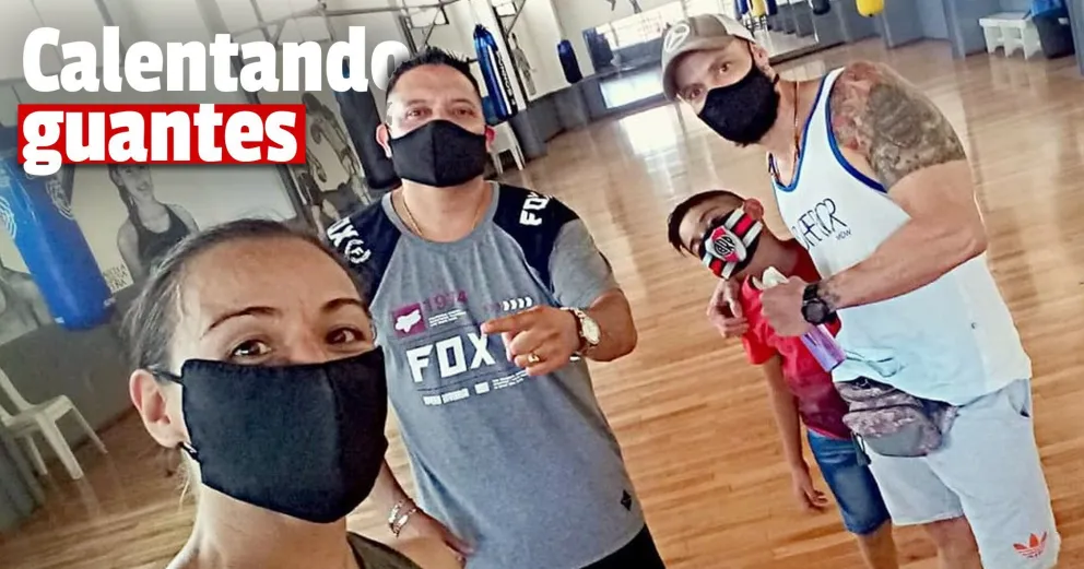Cecilia Román entrena en Buenos Aires pensando en su regreso al ring