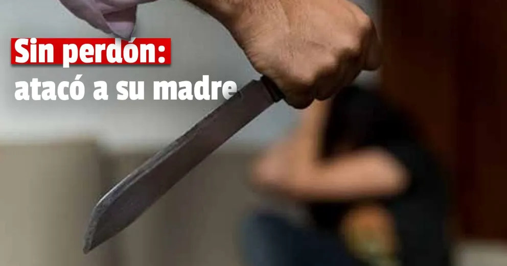 Su hijo la amenazó con un cuchillo y fue detenido