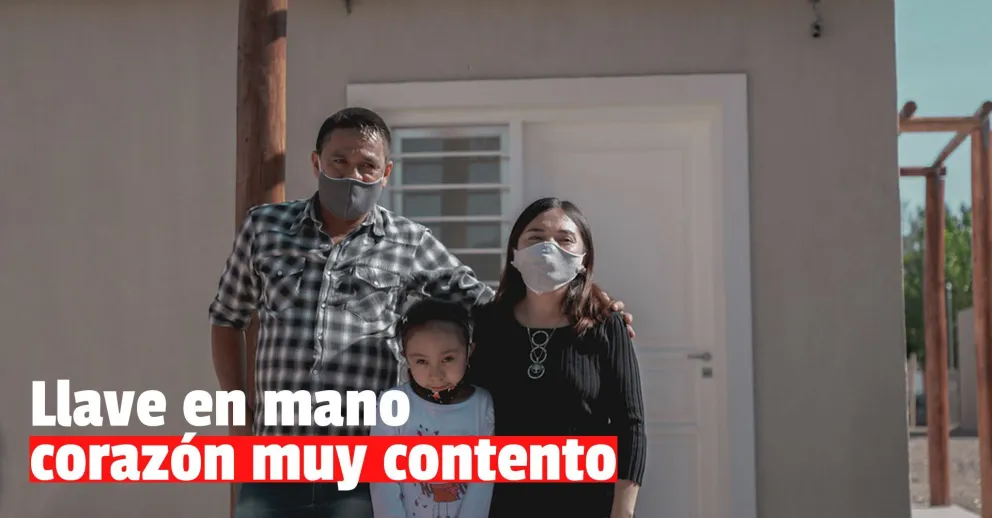 Entregaron 16 viviendas a familias de 25 de Mayo