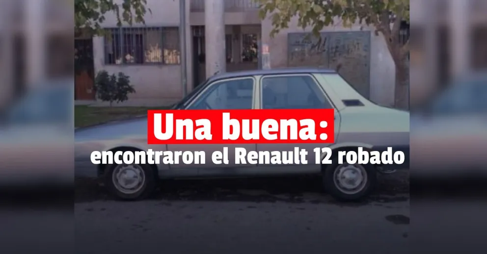 Encontraron el auto robado en Capital