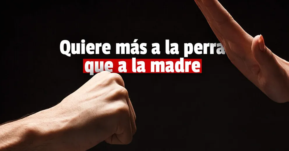Le negó la tenencia de su mascota, se puso agresivo y golpeó a su propia madre