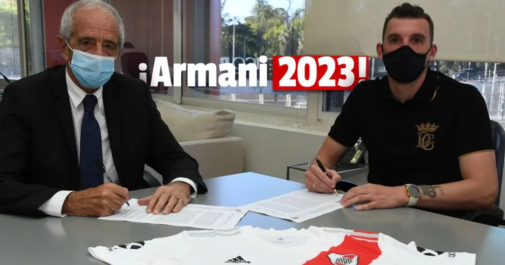 Armani firmó la extensión y actualización de su contrato hasta junio de 2023