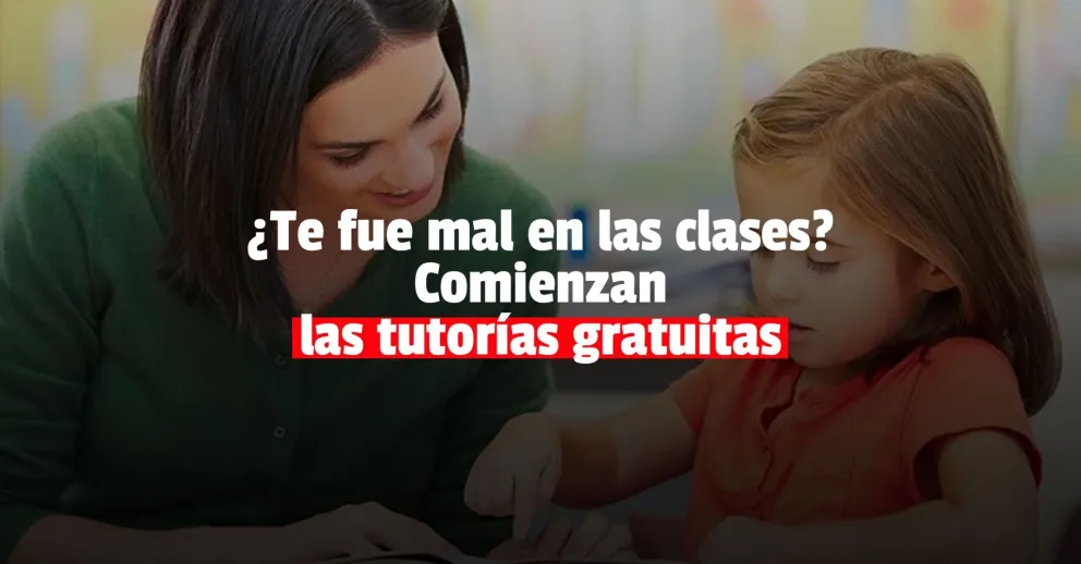 Desde el sábado comienzan las tutorías gratuitas de fortalecimiento educativo