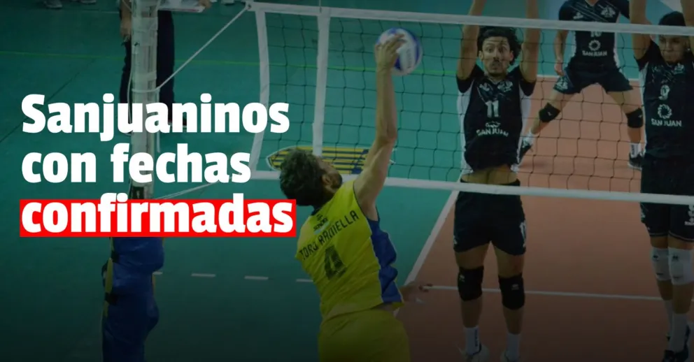 Liga de Vóley Argentina: Confirmaron el fixture para los equipos sanjuaninos