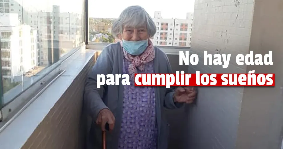 A los 89 años, una abuela sanjuanina cumplió su sueño: subir al Campanil de la Catedral