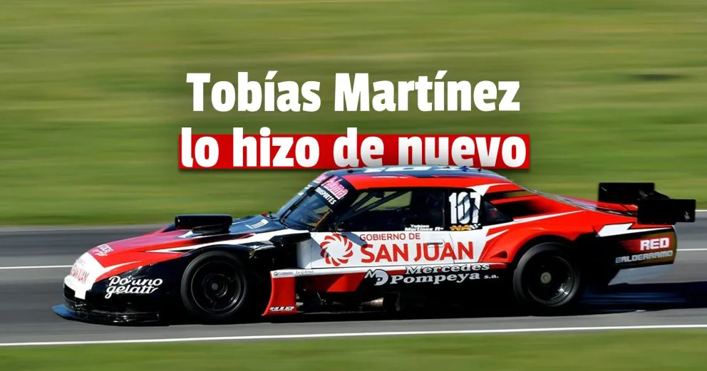 Tobías Martínez marcó el mejor tiempo en los entrenamientos