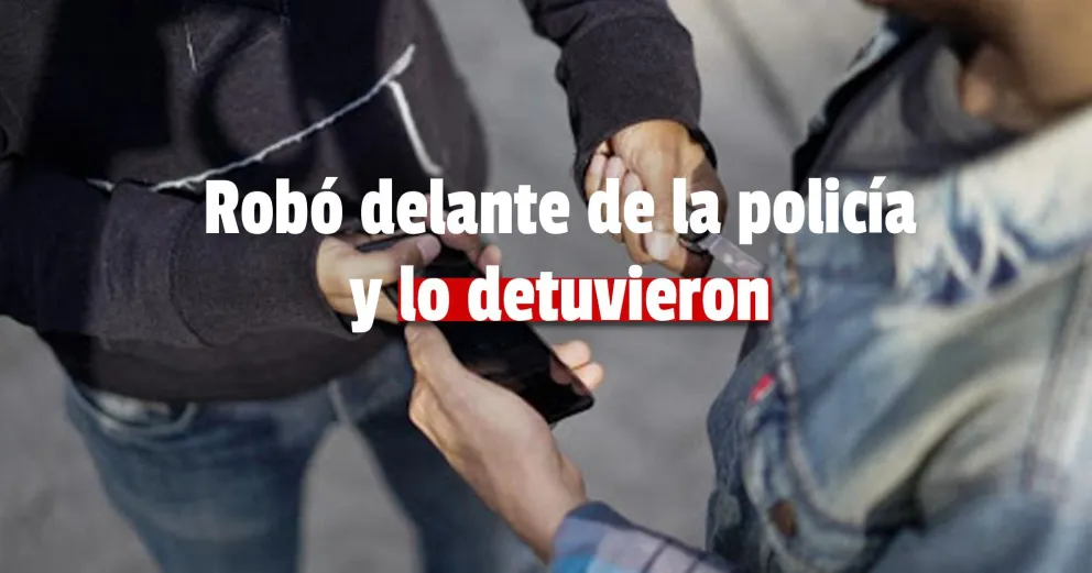 Detuvieron a un joven que golpeó a un hombre para robarle