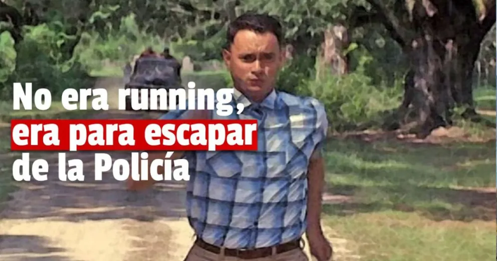 No le dio bien el dosaje de alcoholemia, salió corriendo y peleó con la policía