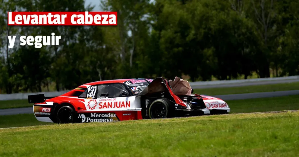 Tobías Martínez no pudo completar la final de la 2ª fecha del TC Mouras