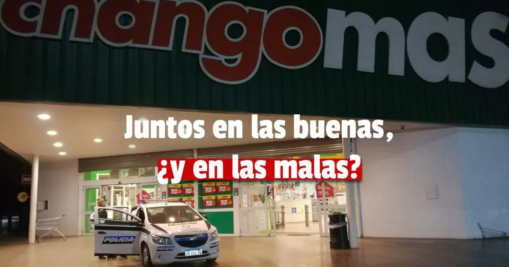 Robó un parlante en un supermercado y la detuvieron, su acompañante huyó