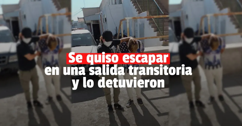 Un violador fue recapturado por no cumplir con las salidas transitorias