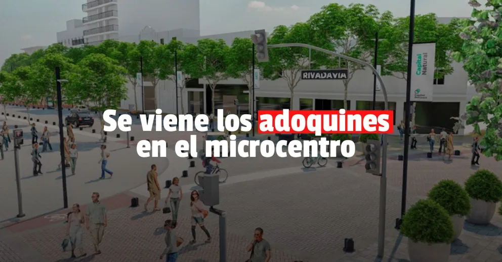 Se vienen los adoquines alrededor de la Plaza 25 de Mayo