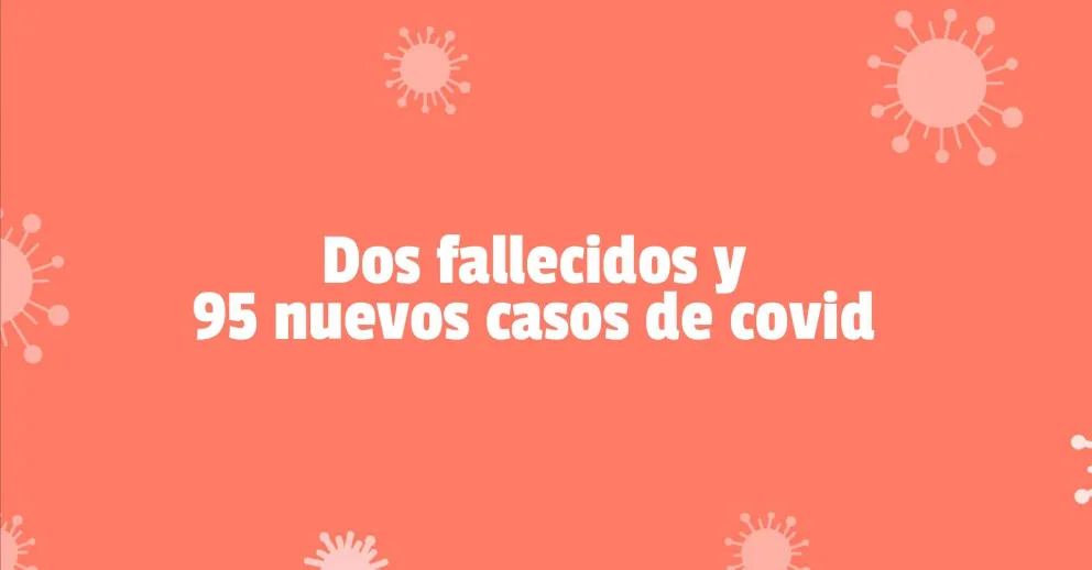 Dos fallecidos y 95 nuevos casos de covid en San Juan