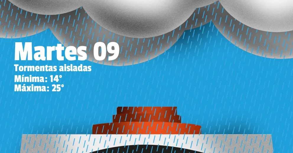 La lluvia trae un martes bien fresco