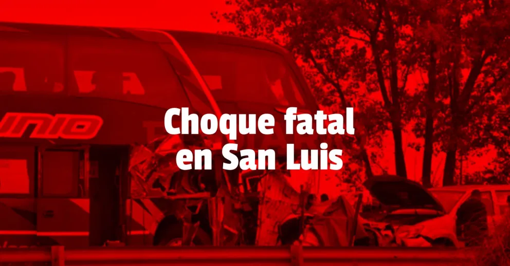 Chocó en San Luis un colectivo de la empresa "20 de Junio" y murieron dos personas