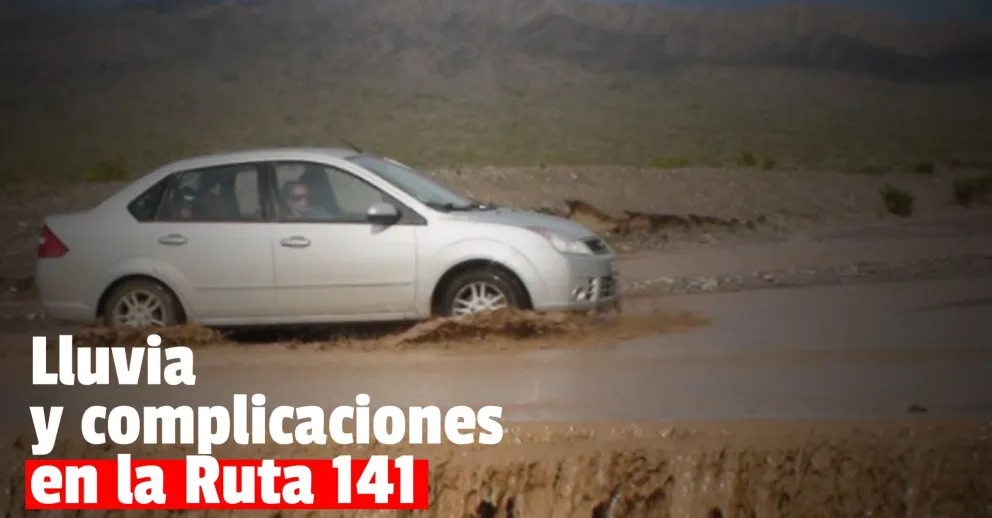 La zona de Marayes y Bermejo continúa con la ruta complicada