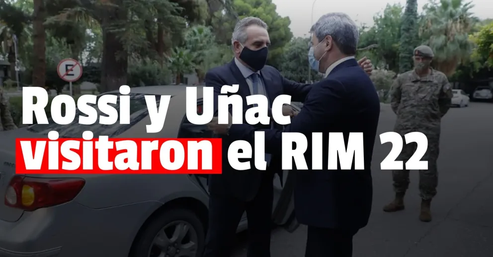 El ministro de Defensa de la Nación llegó a San Juan