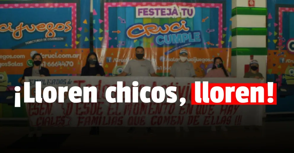 Empleados de las salas de juegos infantiles reclaman la pronta apertura de la actividad