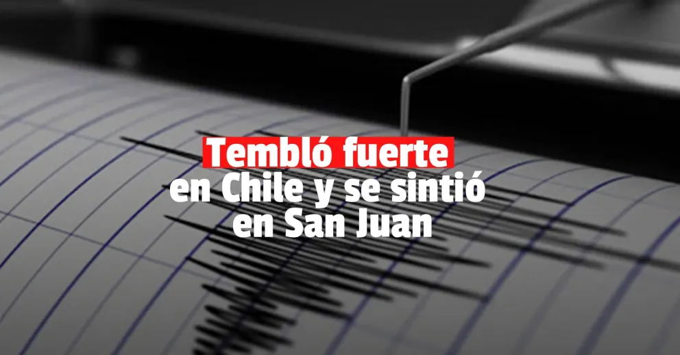 Un fuerte temblor sacudió Chile, al altura de San Juan