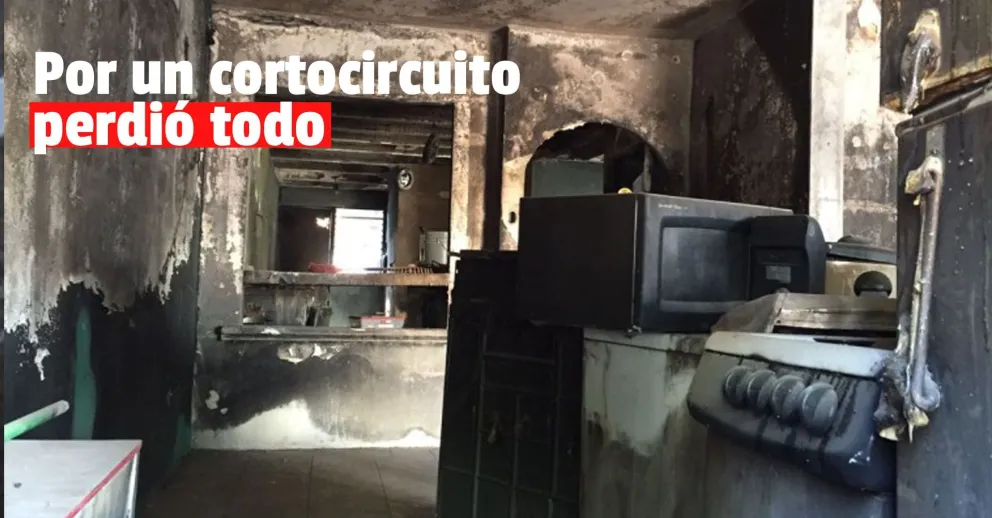 Perdieron todo en un incendio que los dejó con lo puesto