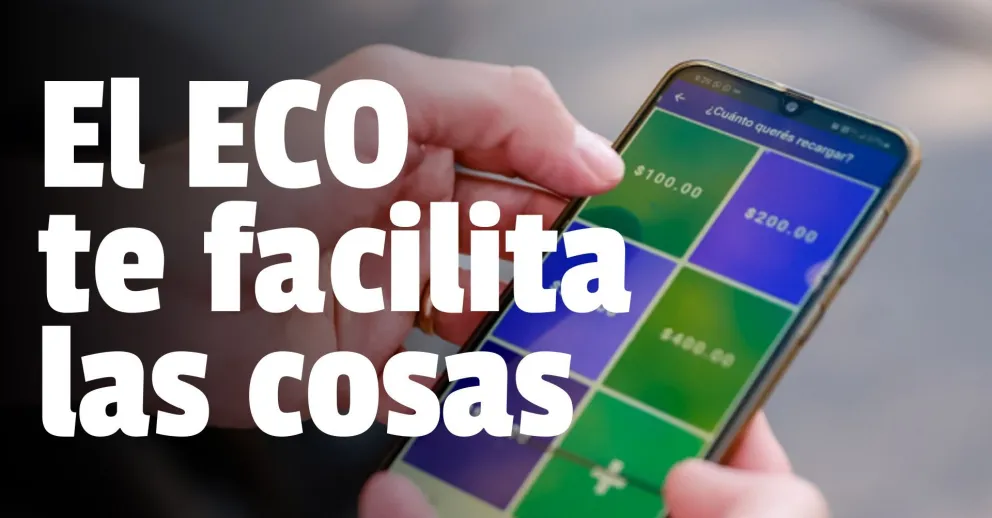 El ECO amplió su forma de recargar saldo en la App