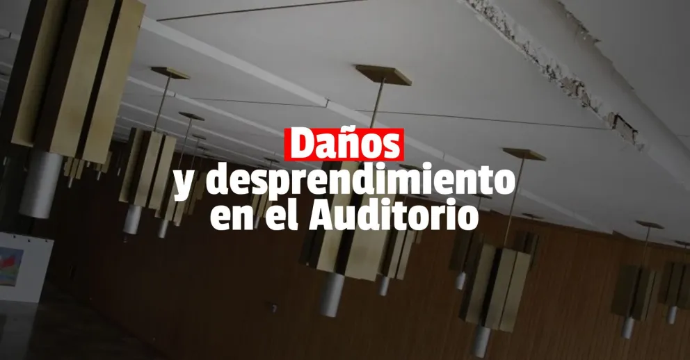 Cerraron el Auditorio Juan Victoria por los daños tras el terremoto