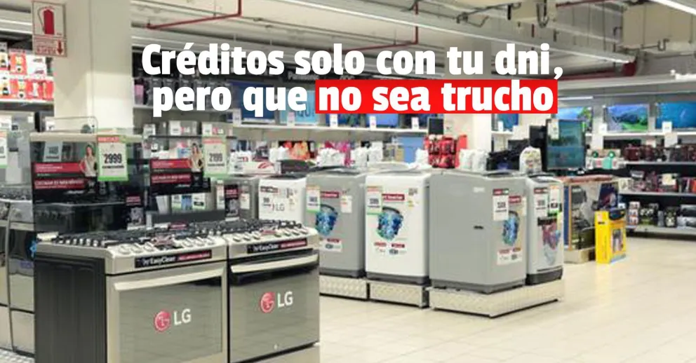 Compró electrodomésticos con un crédito y su documentación era falsa