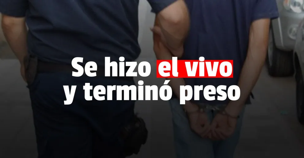 Ocasionaba disturbios en la vía pública, lo intentaron detener y golpeó a un policía