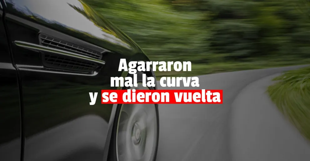 Dos jóvenes quedaron en grave estado tras un vuelco