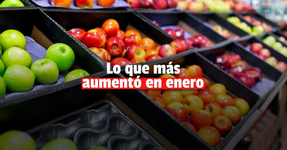 Cuáles fueron los alimentos que más aumentaron en enero