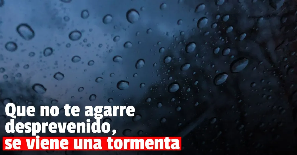 Alertan por tormentas para la noche de este viernes